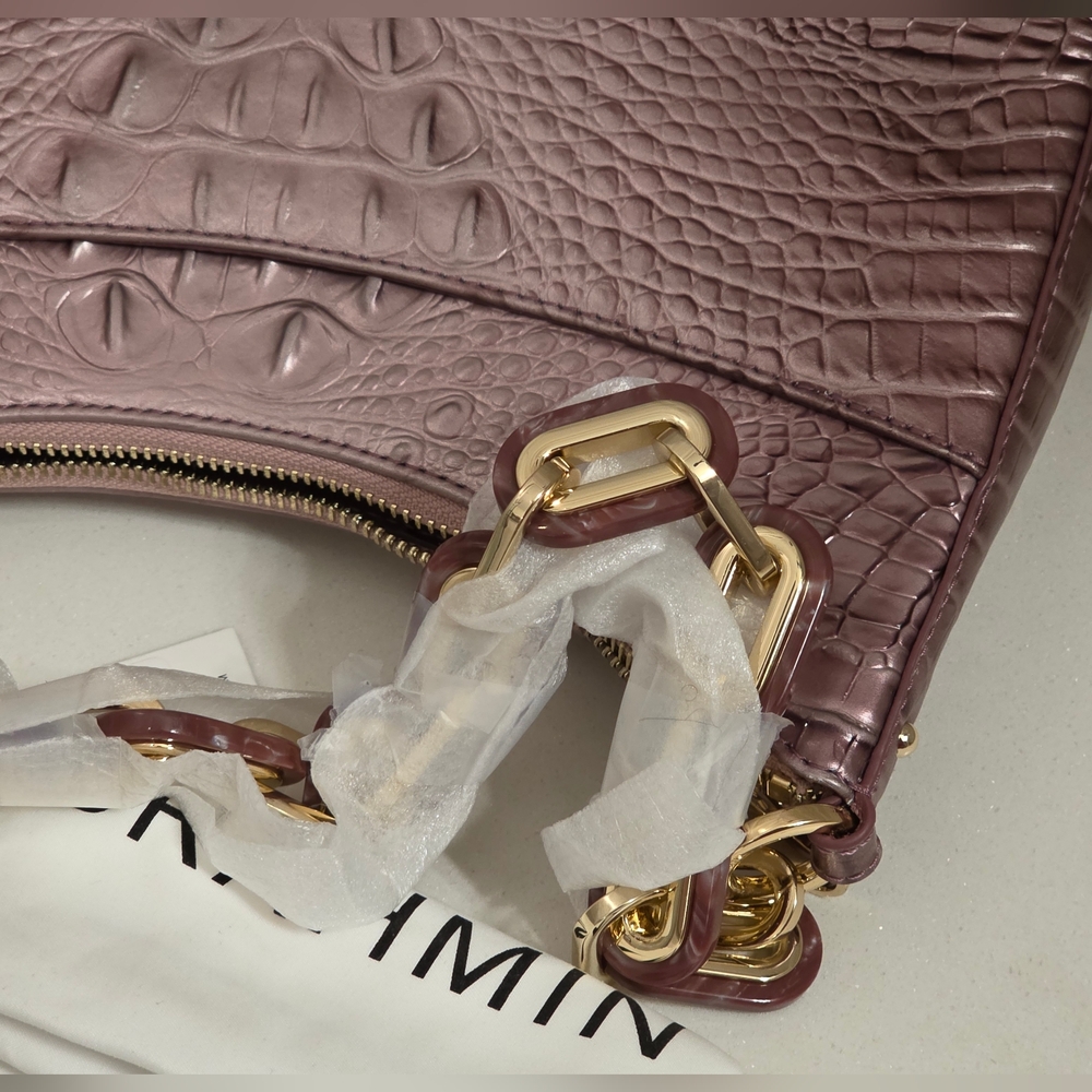 Brahmin Esme Shoulder Bag – Mellow Rose Melbourne-  Medium- Rare Color Find - Picture 5 of 12